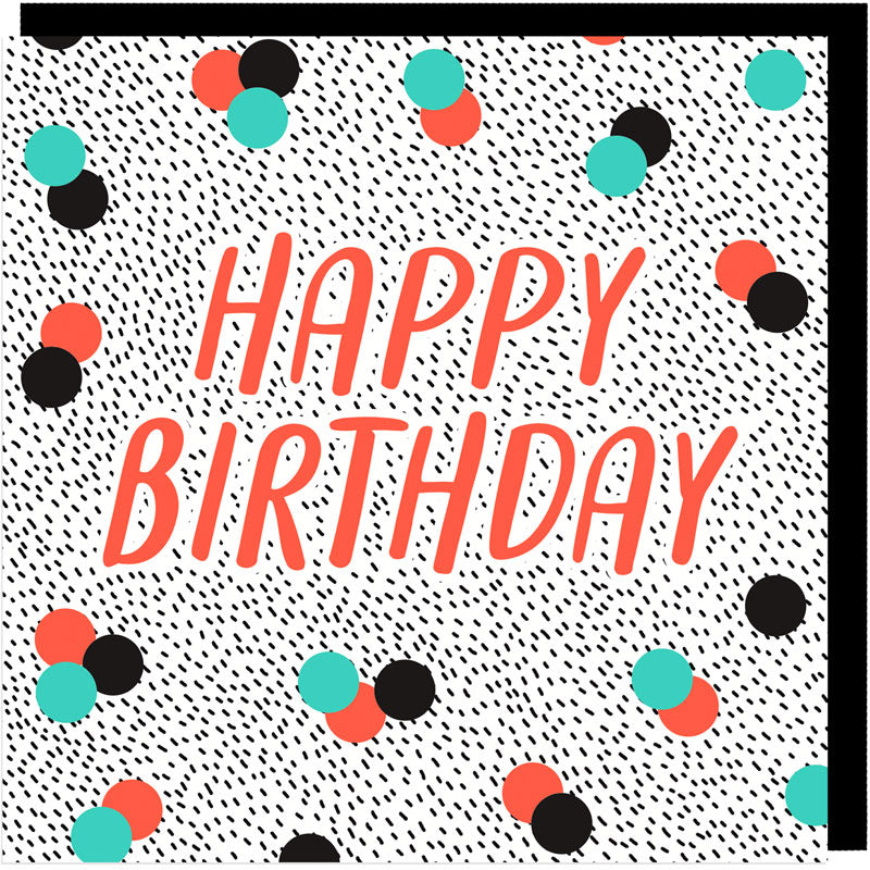 Dotty Happy Birthday Card