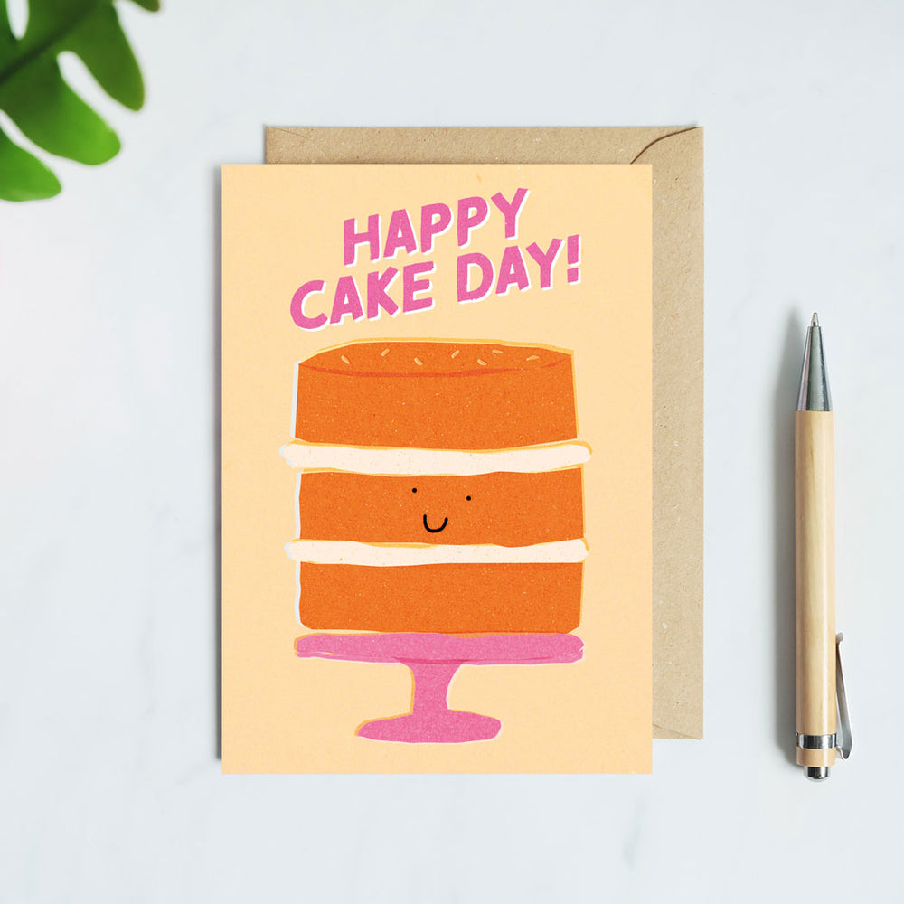 Happy Cake Day Eco-Friendly Birthday Card