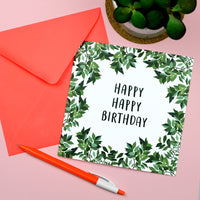 Happy Happy Birthday Card