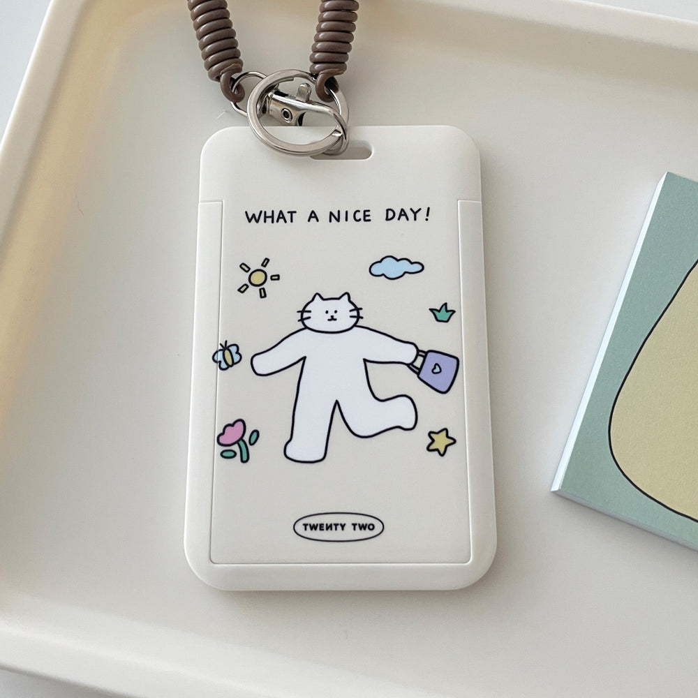 Twenty Two | Have A Nice Day ID Card Protector Pocket