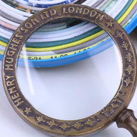 Henry Hughes Vintage Magnifying Glass – Antique Brass Explorer’s Tool