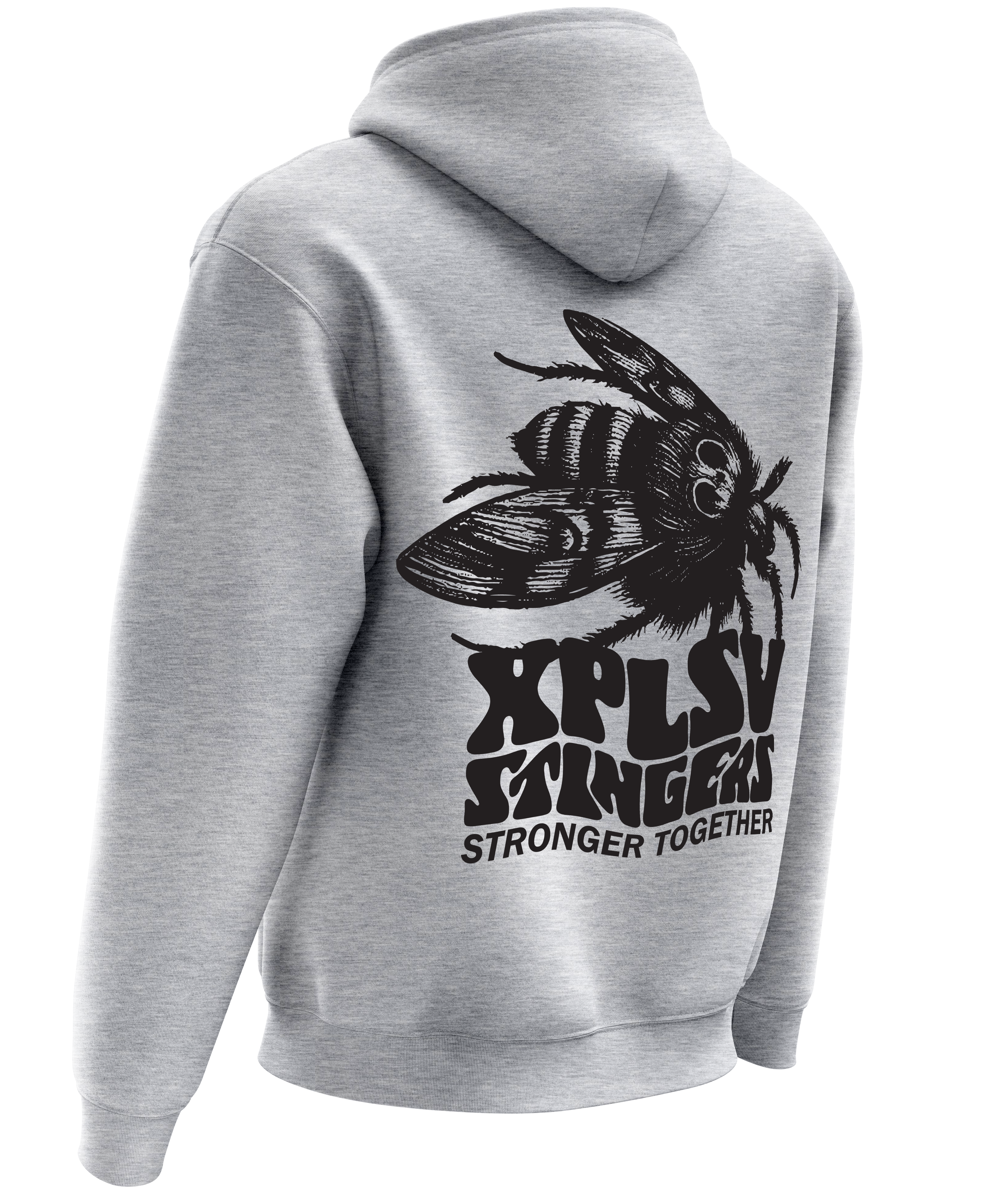 XAPE Stingers Hoodie - Heather Grey