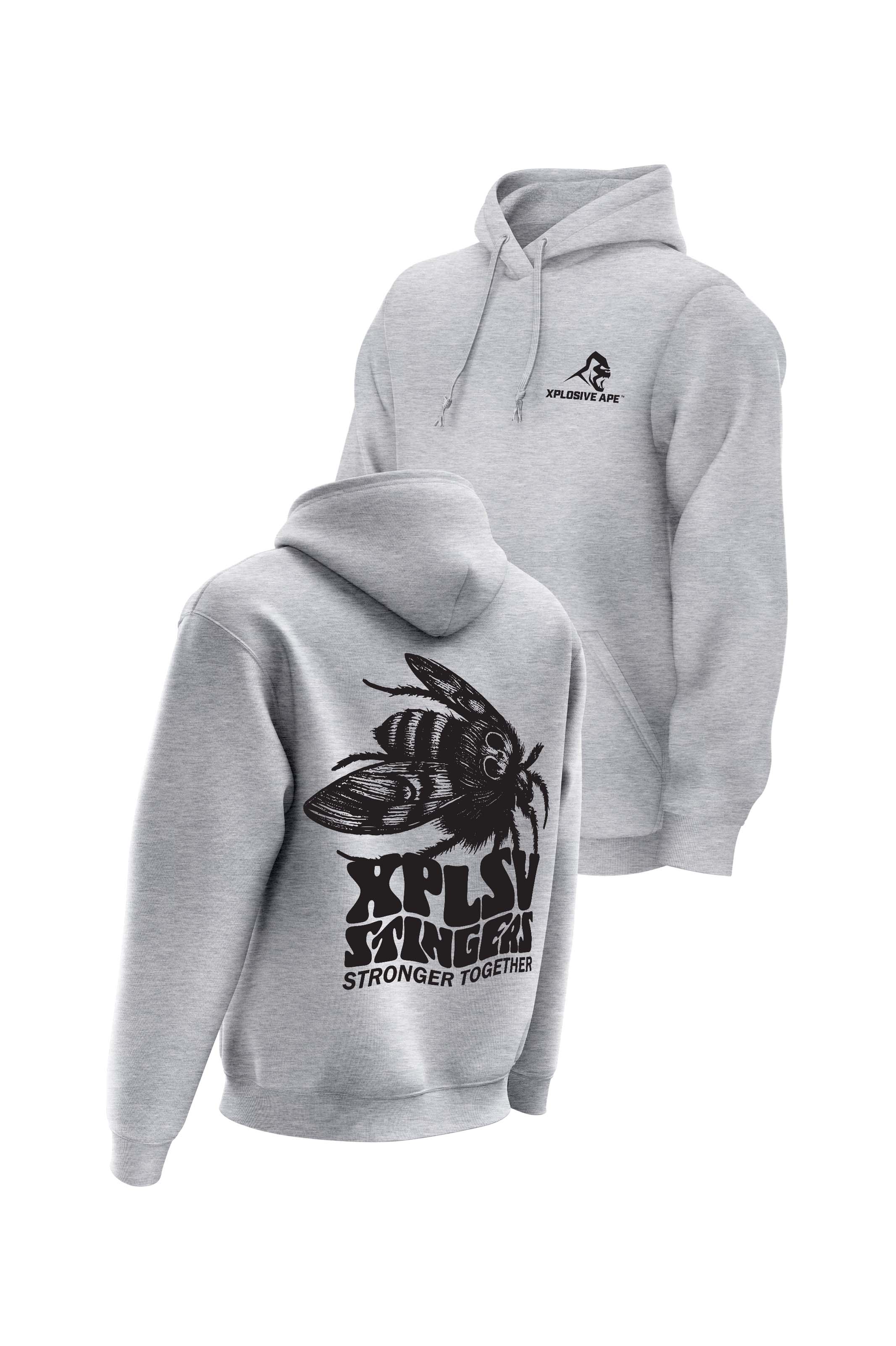 XAPE Stingers Hoodie - Heather Grey