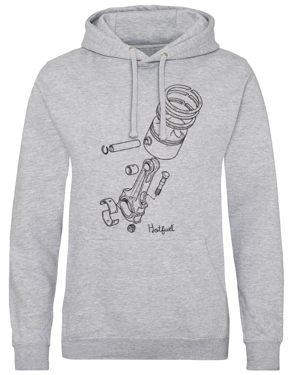 Hotfuel Exploded Piston Hoodie