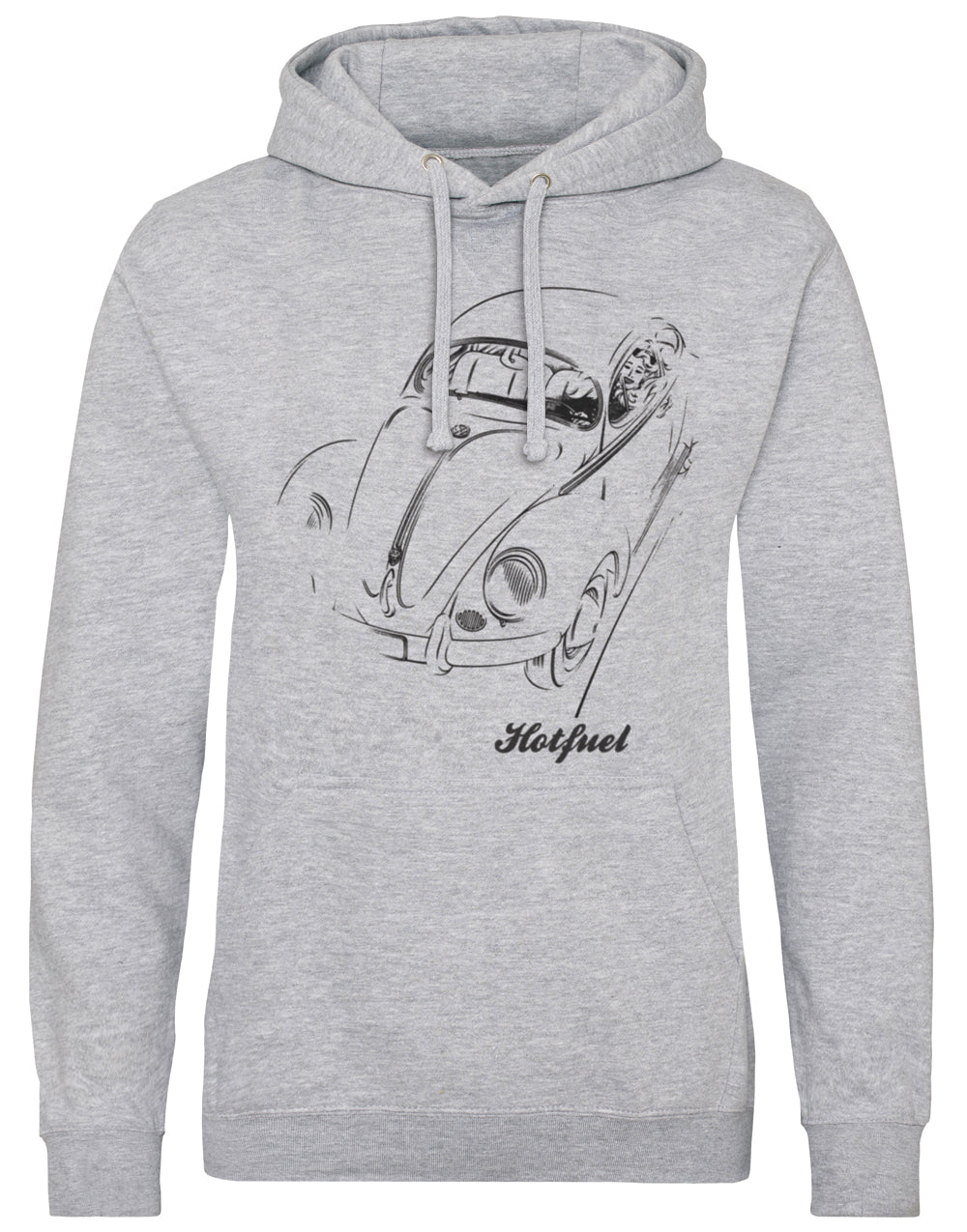 Beetle Driving Print Hoodie
