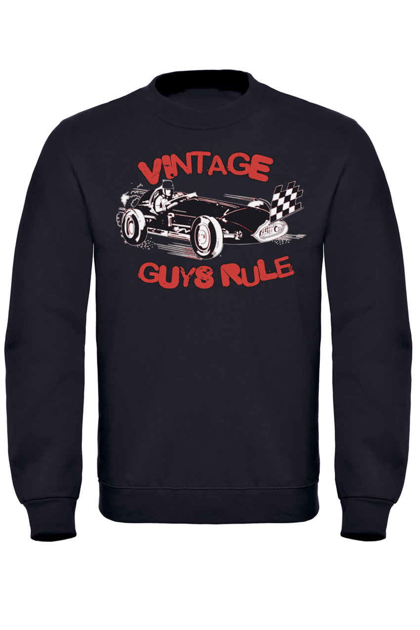 Vintage Guys Rule Racer Sweatshirt