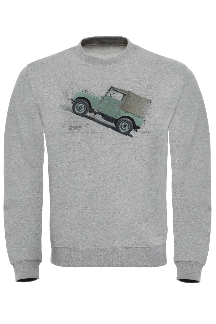 Series 1 Map Print Sweatshirt