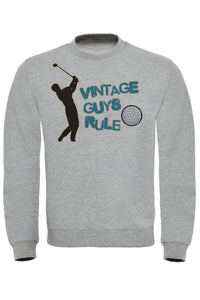 Vintage Guys Rule Golf Sweatshirt