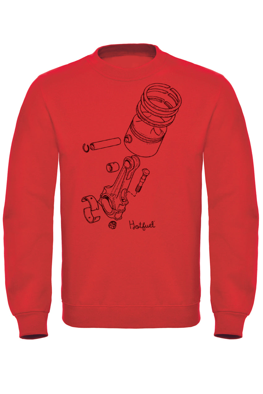 Hotfuel Exploded Piston Sweatshirt