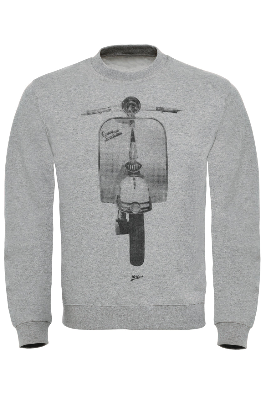Italian Scooter Dot Print Sweatshirt