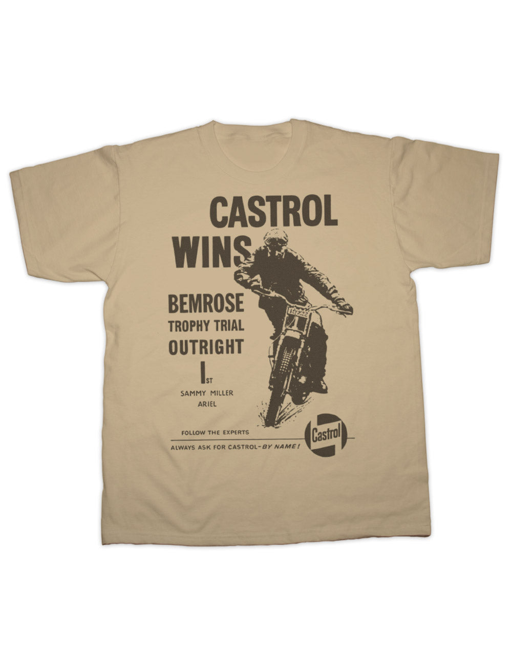 Castrol Wins Print T Shirt