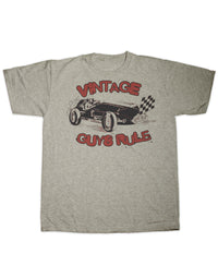 Vintage Guys Rule Racer T Shirt