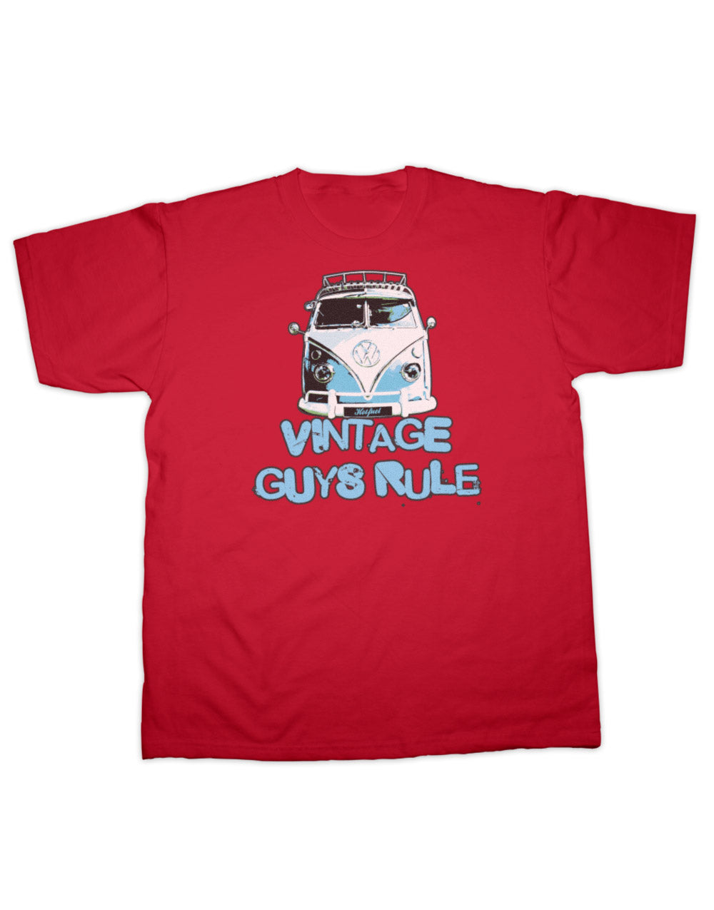 Vintage Guys Rule Camper T Shirt