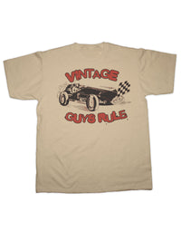 Vintage Guys Rule Racer T Shirt