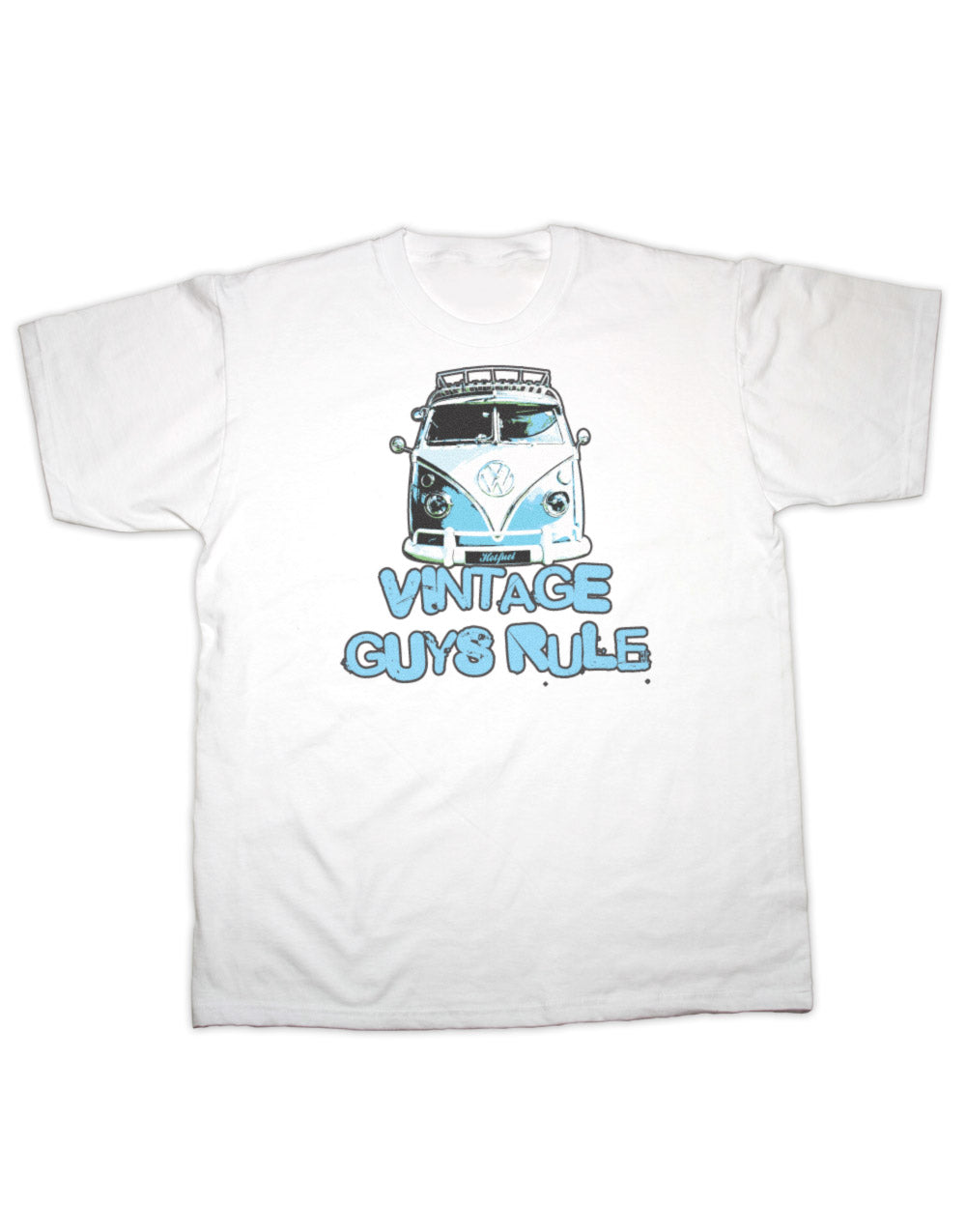 Vintage Guys Rule Camper T Shirt