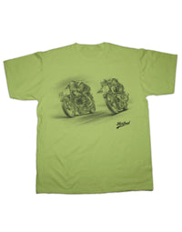 Norton v Triumph Race Print T Shirt