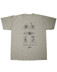 Hotfuel Sprint 125 Blueprint T Shirt