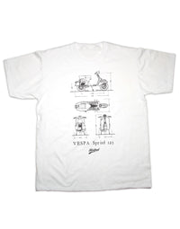 Hotfuel Sprint 125 Blueprint T Shirt