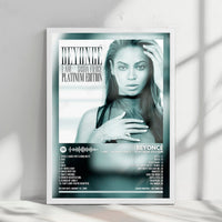 Beyoncé "I Am... Sasha Fierce (Platinum Edition)" Album Cover Poster - with Complete Tracklist