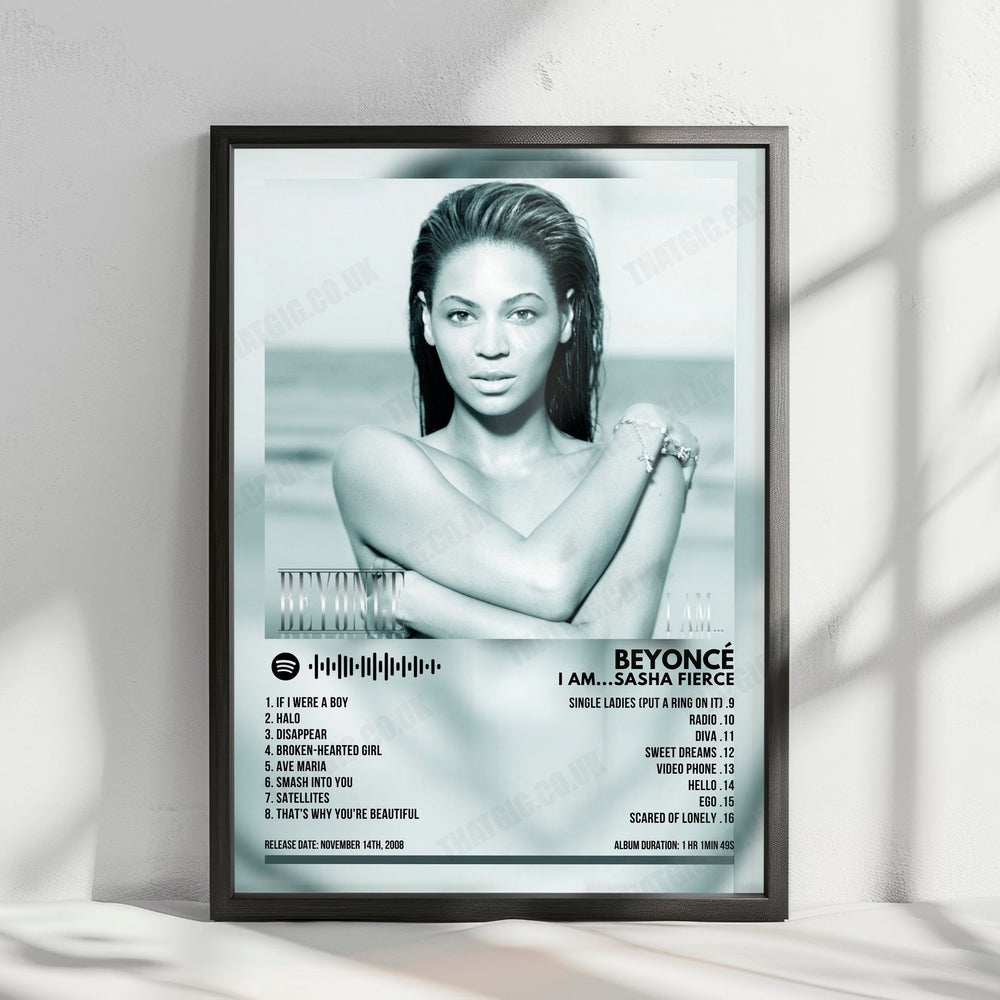 Beyoncé "I Am... Sasha Fierce" Album Cover Poster - with Complete Tracklist