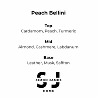 Peach Bellini Handmade Soy Wax Candle