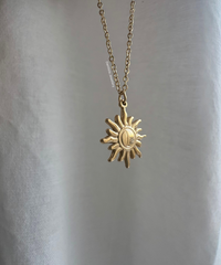 Golden Sunburst Necklace