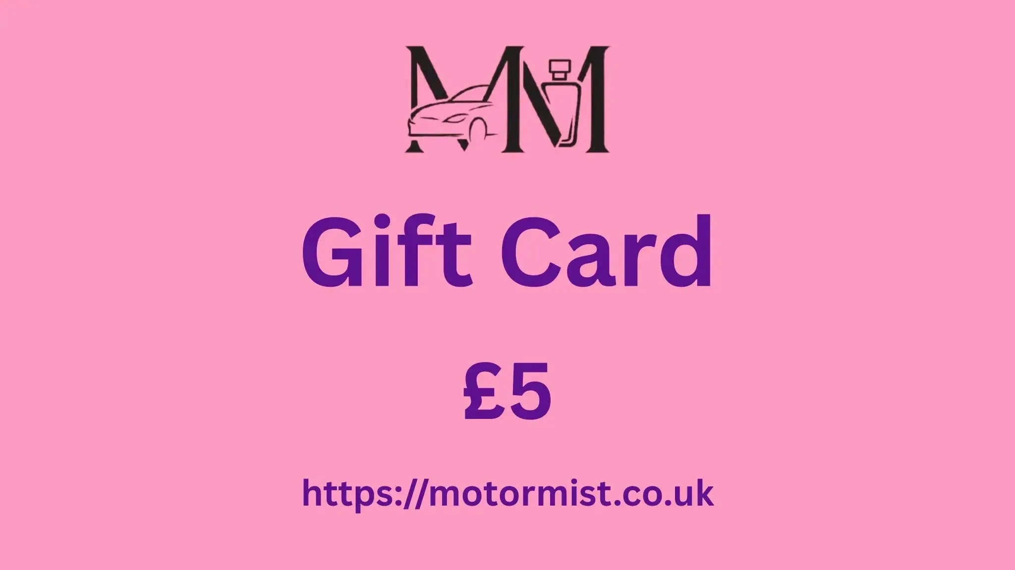 MotorMist Gift Card
