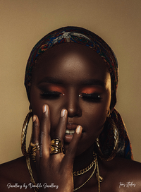 Golden 'Opulent Edge' Ring
