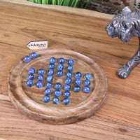 Moksha Deluxe Wooden Solitaire Board Game Set
