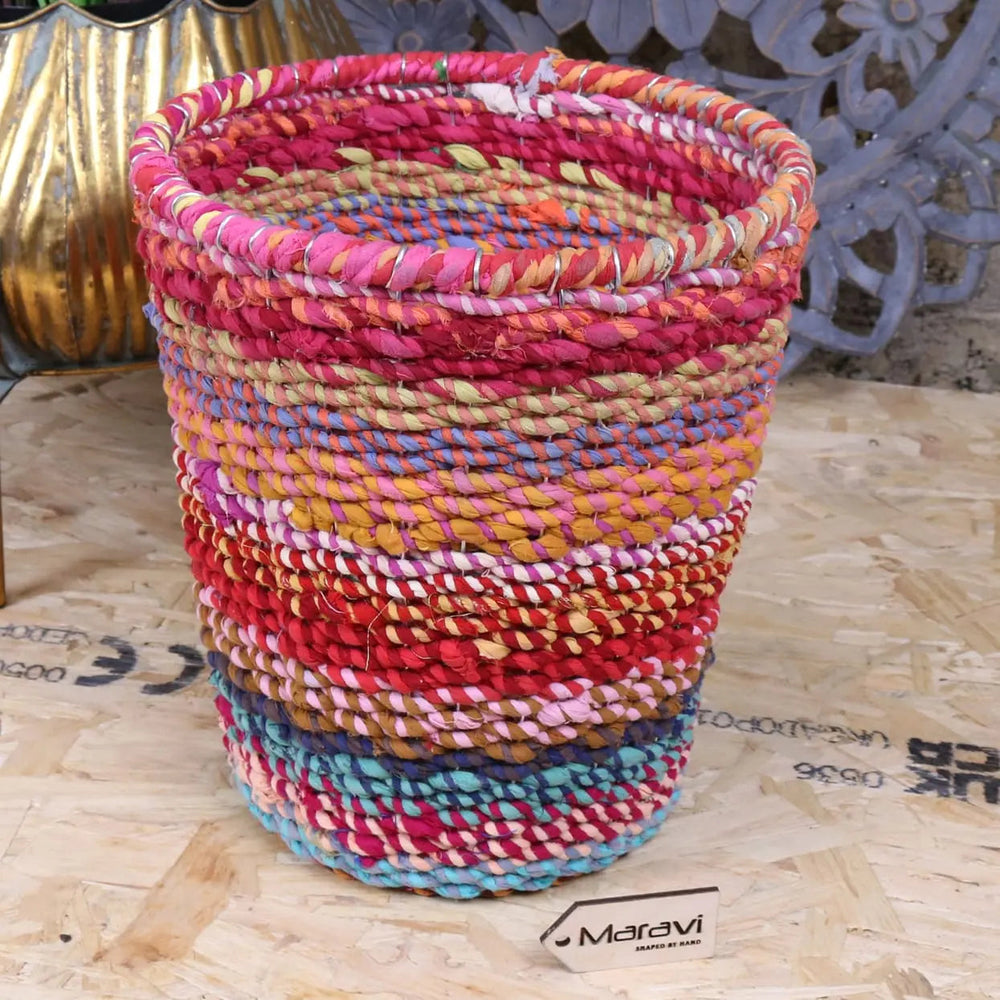 Vrindavan Recycled Rag Waste Paper Bin