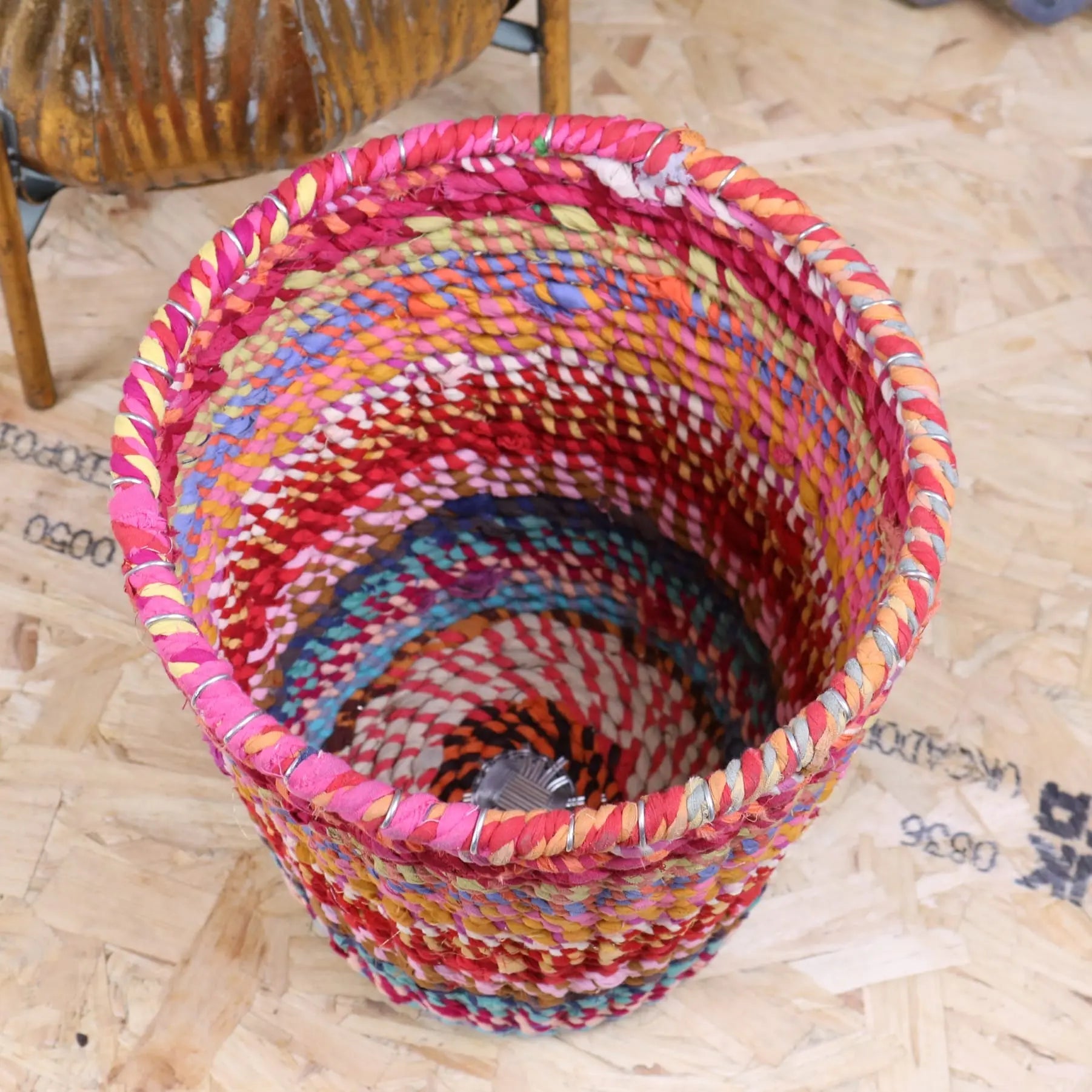 Vrindavan Recycled Rag Waste Paper Bin