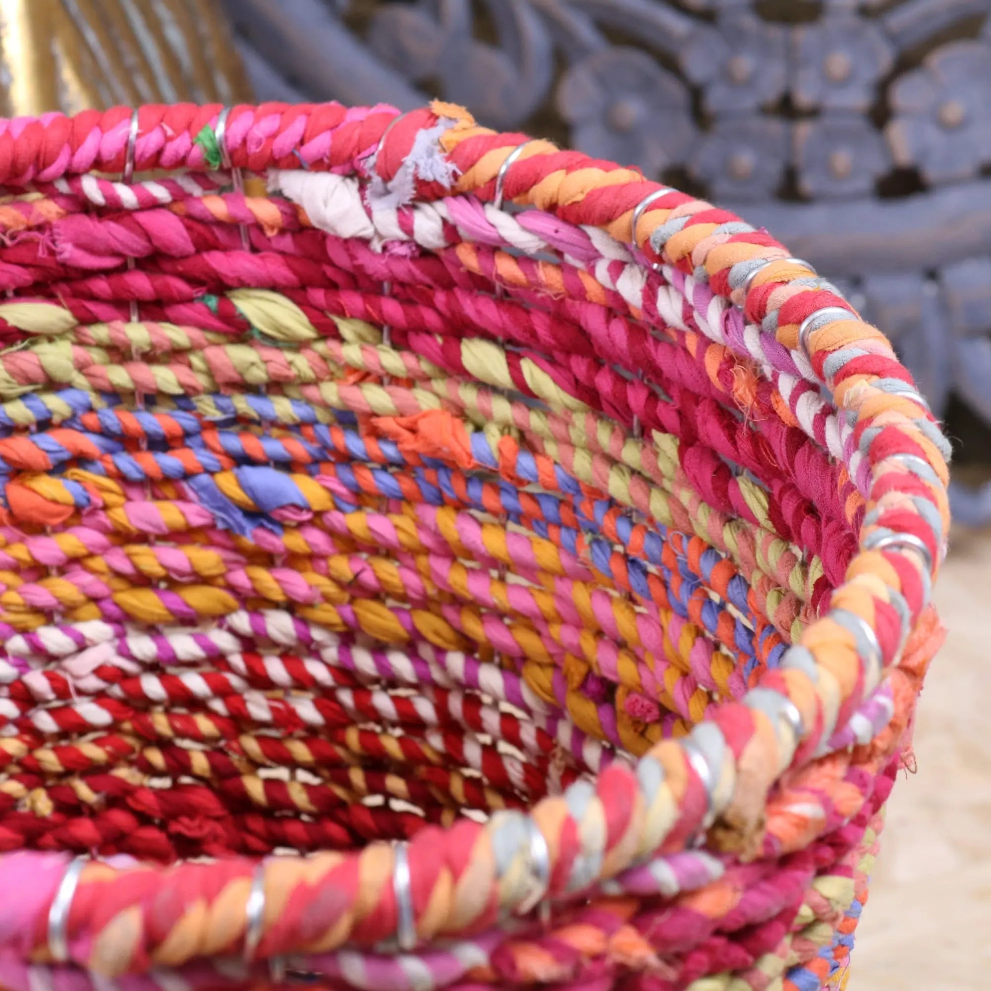 Vrindavan Recycled Rag Waste Paper Bin