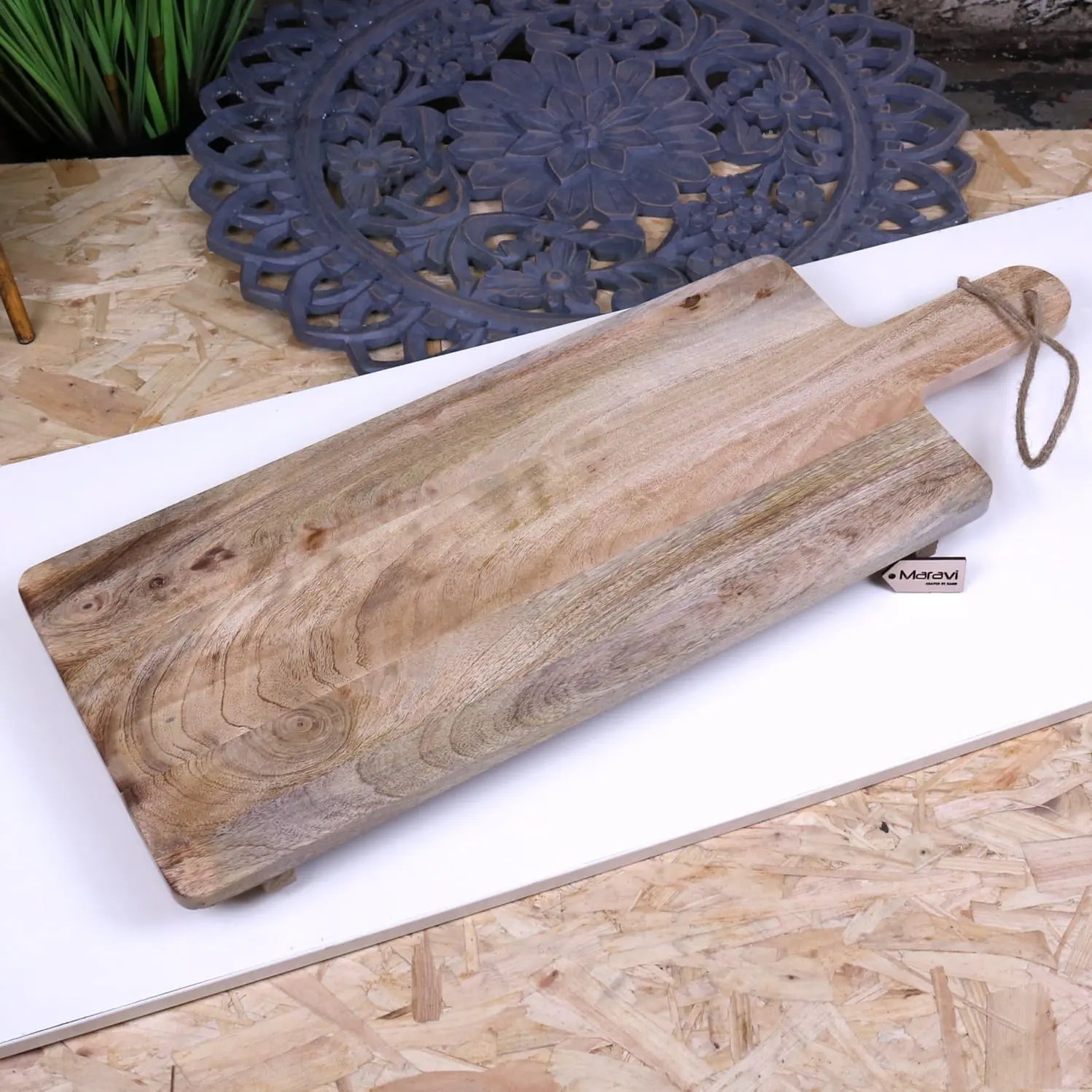 Narva 70cm Mango Wood Large Serving Board