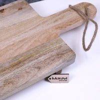 Narva 70cm Mango Wood Serving Board with Elegant Legs