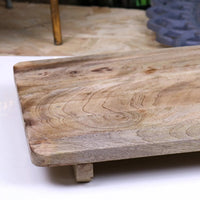 Narva 70cm Mango Wood Serving Board with Elegant Legs
