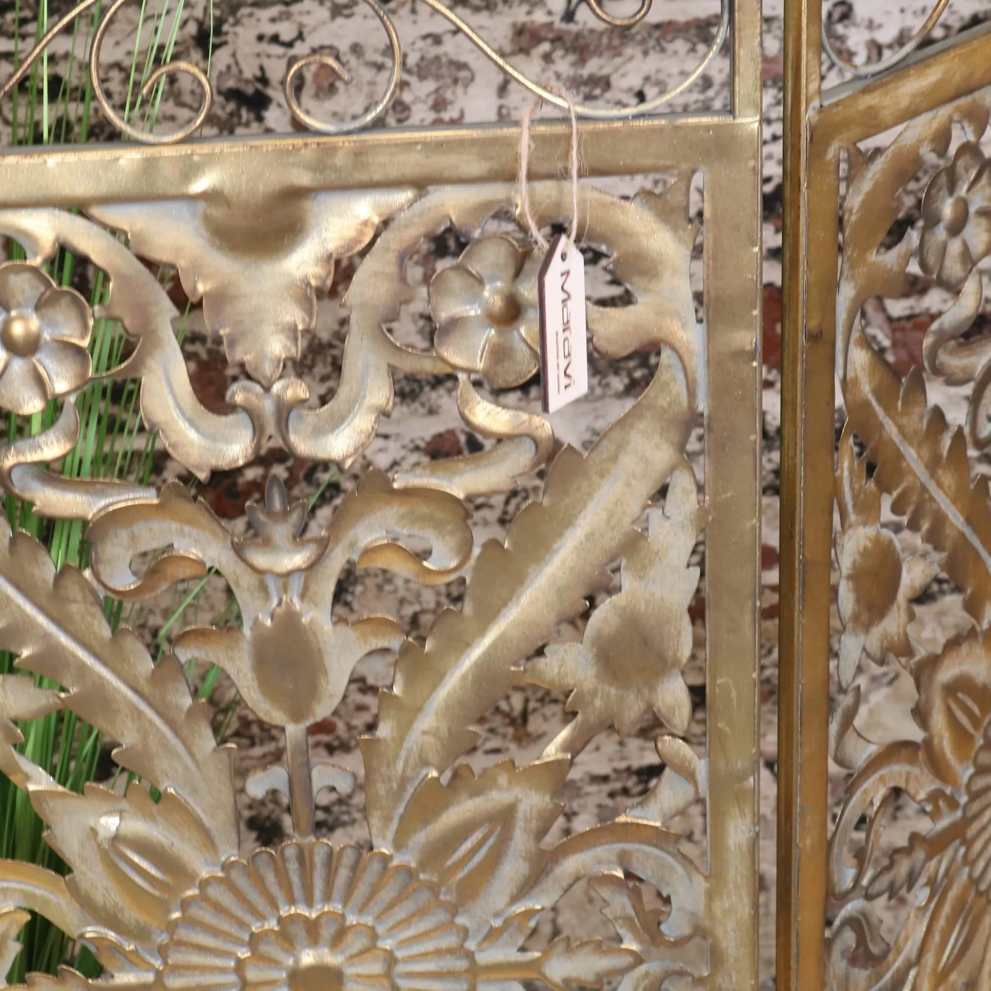 Jaipuri Heirloom Metal Room Divider Screen