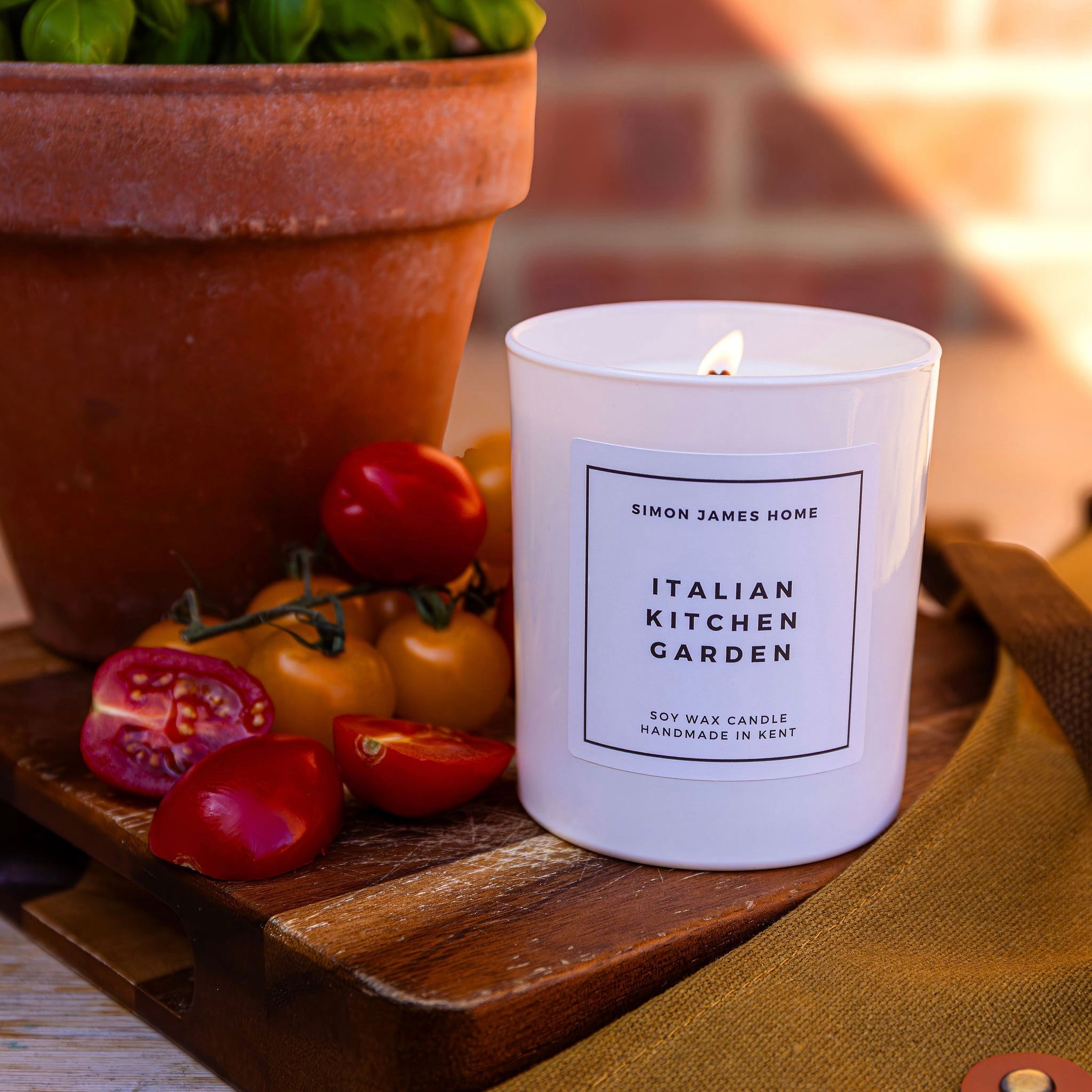 Italian Kitchen Garden Handmade Soy Wax Candle