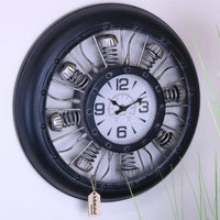 Engine Style Industrial Wall Clock 40cm