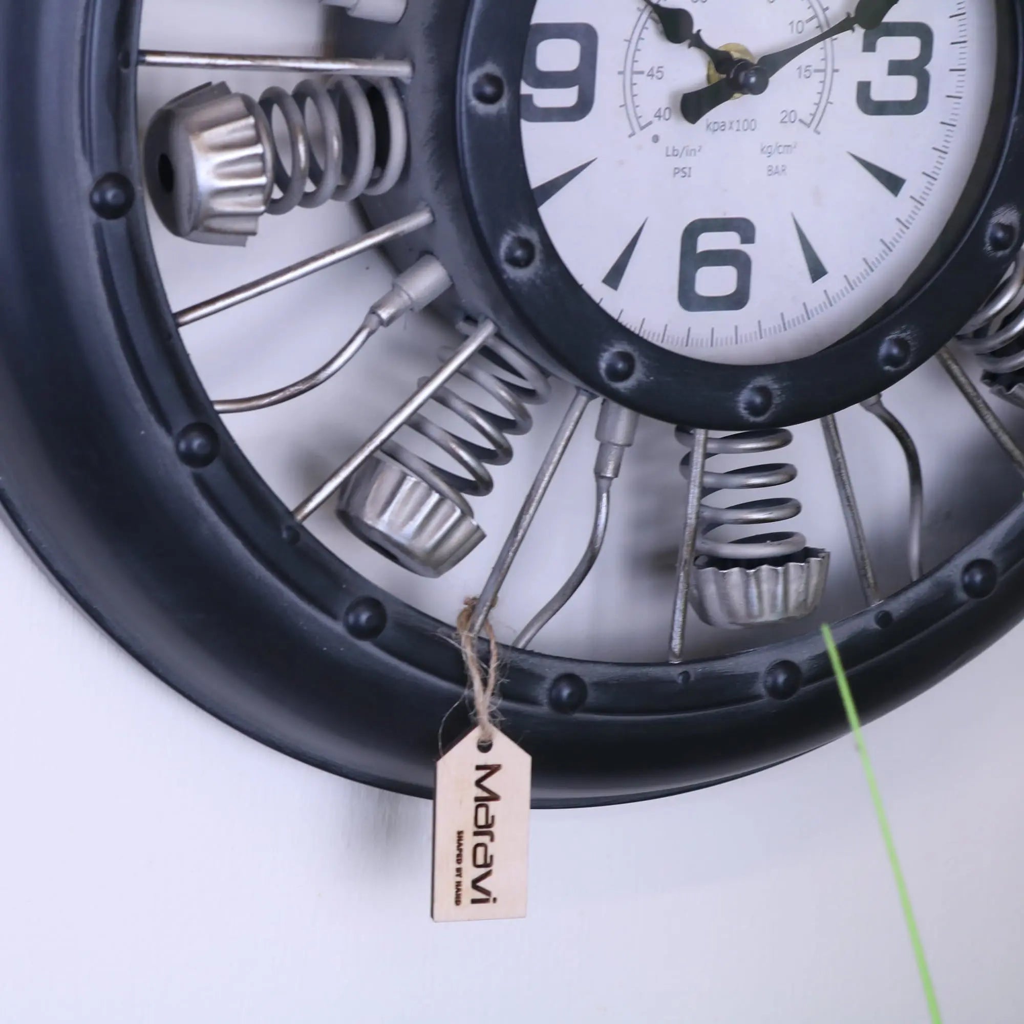 Engine Style Industrial Wall Clock 40cm