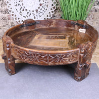 Vettavalam Vintage Wood Grinder Coffee Table