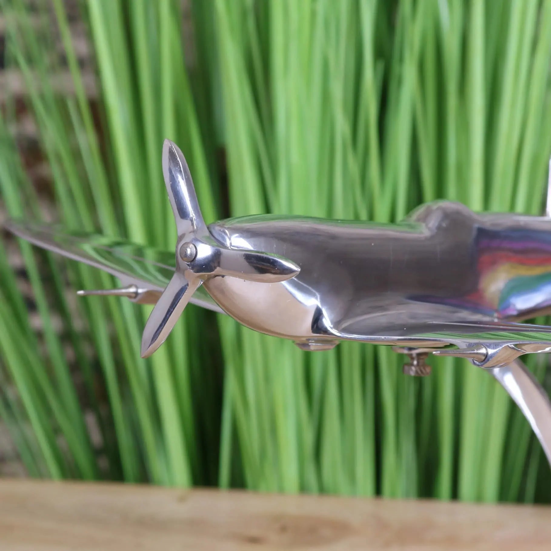 Spitfire Model Metal 29cm Plane Ornament