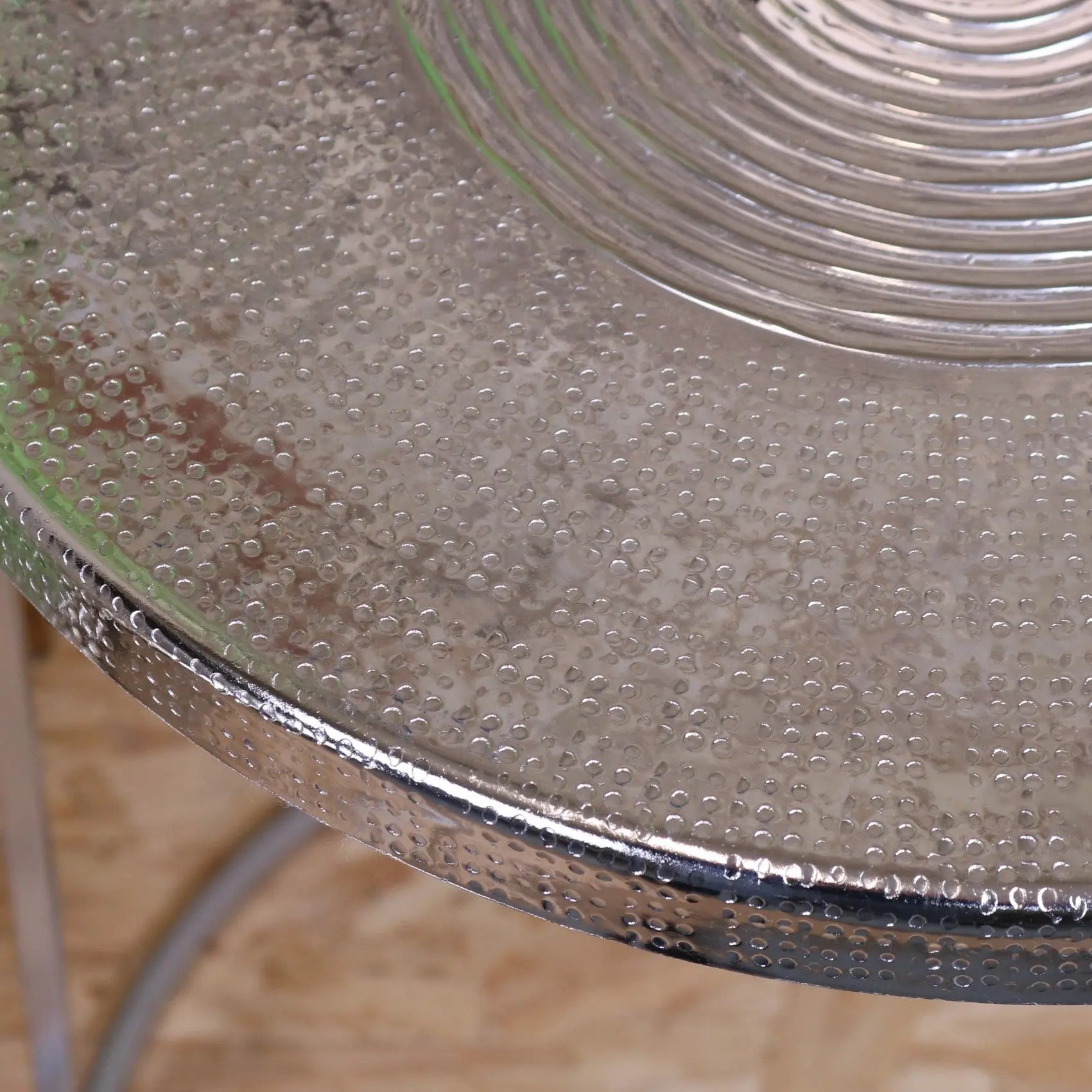 Phula Silver Side Table Set of 2