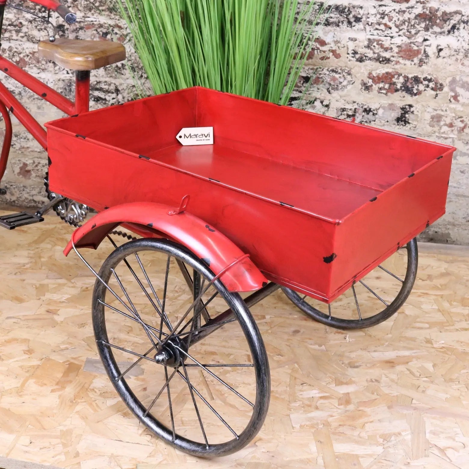 Rahi Vintage Mini Tricycle Ornament – Charming Decorative Storage Piece