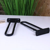 Tehla Industrial Style Shelf Bracket Set - Sturdy Metal Brackets for Stylish Storage