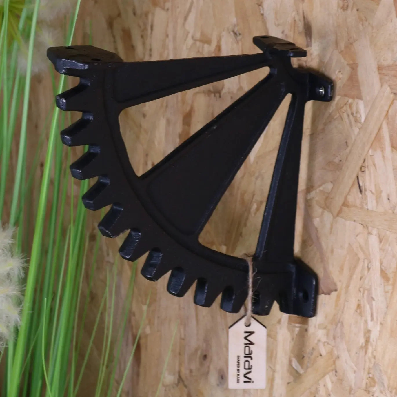 Tehla Industrial Cog Shelf Bracket Set