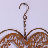 Neri Rustic Heart Wind Chime with Tree of Life