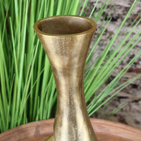 Bedi Metal Gold Swirl Vase 48cm – Modern Elegance for Your Home