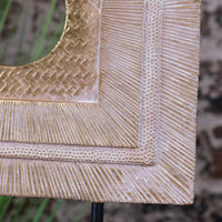 Kudi Luxury Gold Square Home Ornament - 38cm Elegance