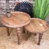 Sena Antique Design Side Table Set of 2