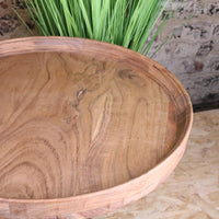 Ucha Set of 2 Wooden Pedestal Side Tables